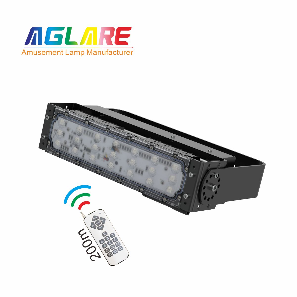 50W LED彩色投光灯带？仄
