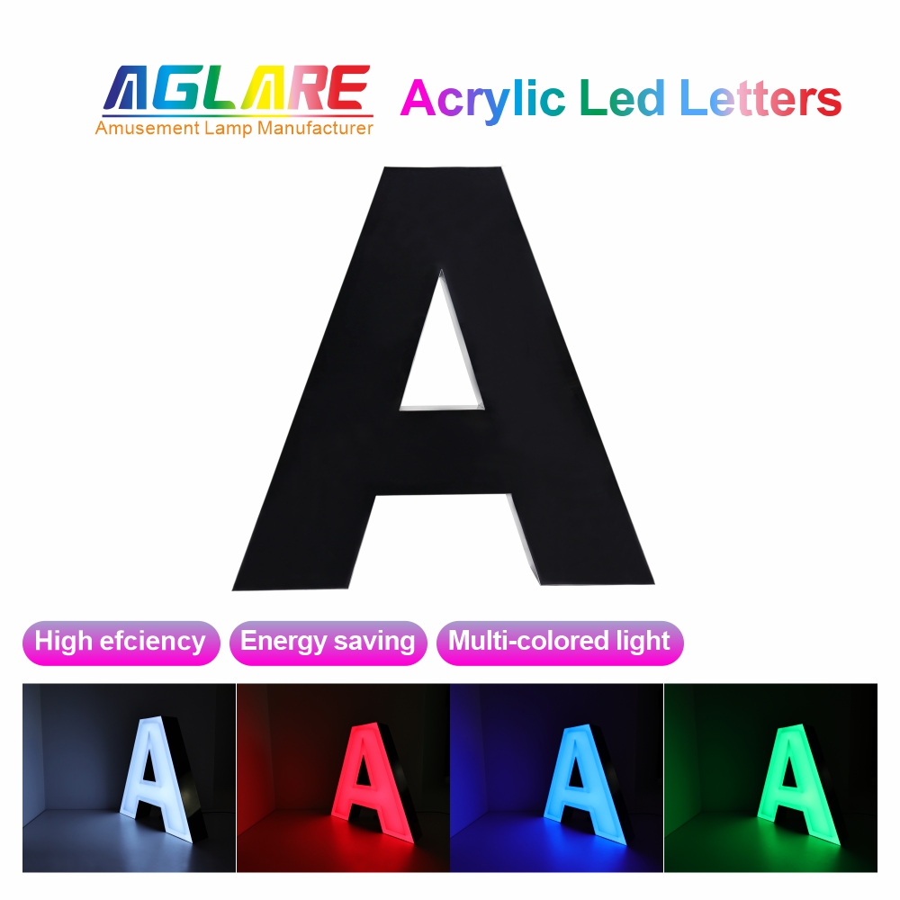 定造亚克力LED发光字  户表立体亚克力牌号字